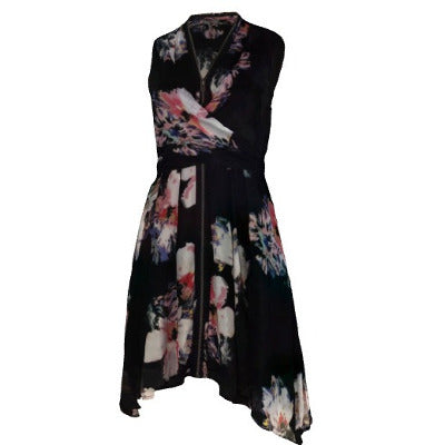 Jayda Floral-Print Zip-Front Dress